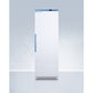 Summit Appliance Pharma-Vac Series 15 cu.ft White Finish Upright Vaccine Refrigerator with Interior Lockers