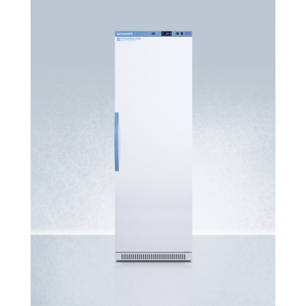 Summit Appliance Pharma-Vac Series 15 cu.ft White Finish Upright Vaccine Refrigerator with Interior Lockers