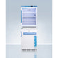 Summit Appliance Pharma-Vac Series 24" White Finish All-Refrigerator and All-Freezer Combo