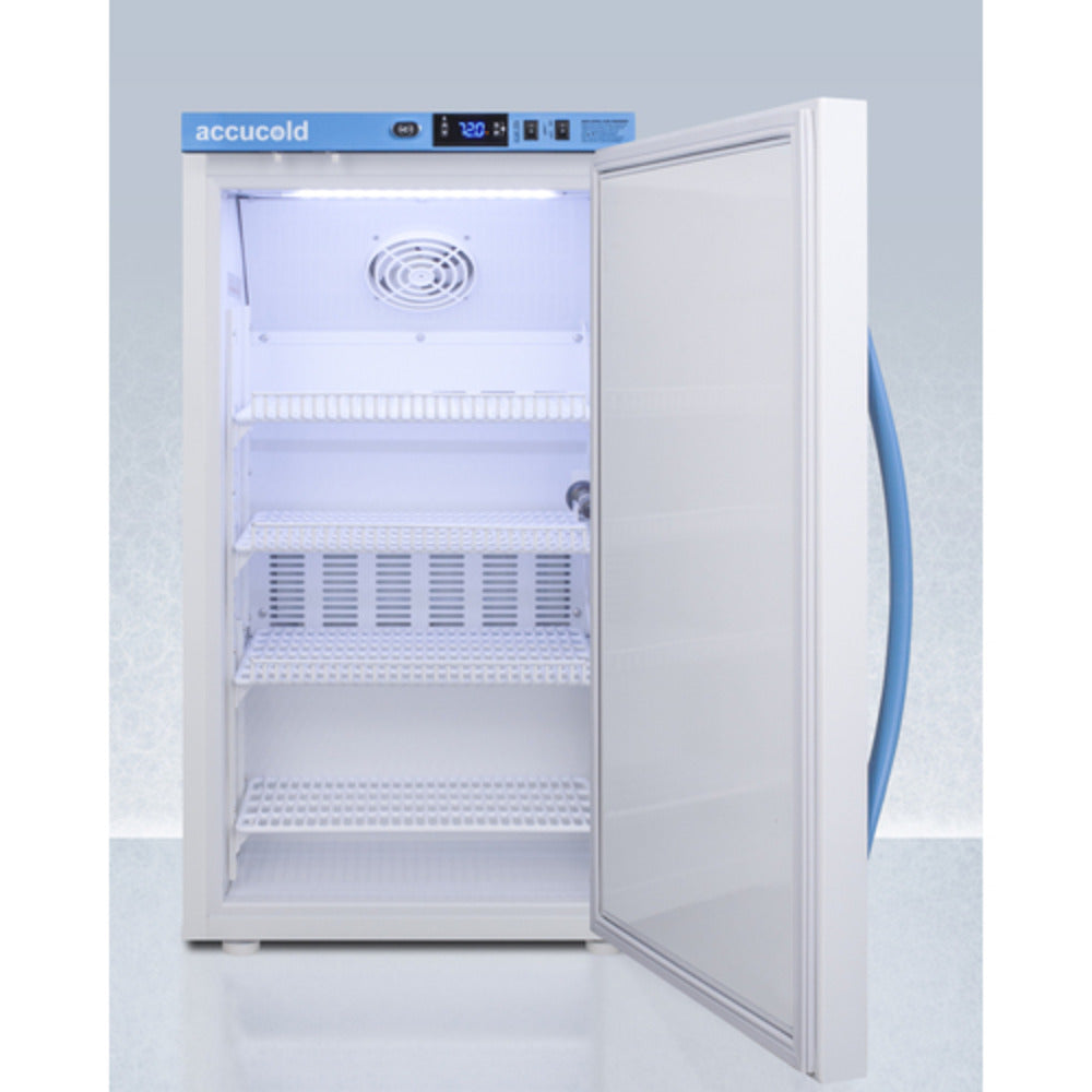 Summit Appliance Pharma-Vac Series 3 cu.ft. White Finish Counter Height Controlled Room Temperature Cabinet