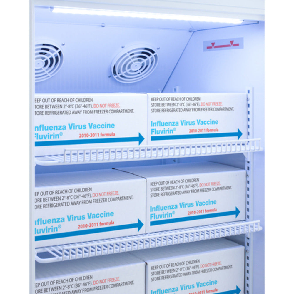 Summit Appliance Pharma-Vac Series 3 cu.ft. White Finish Counter Height Controlled Room Temperature Cabinet