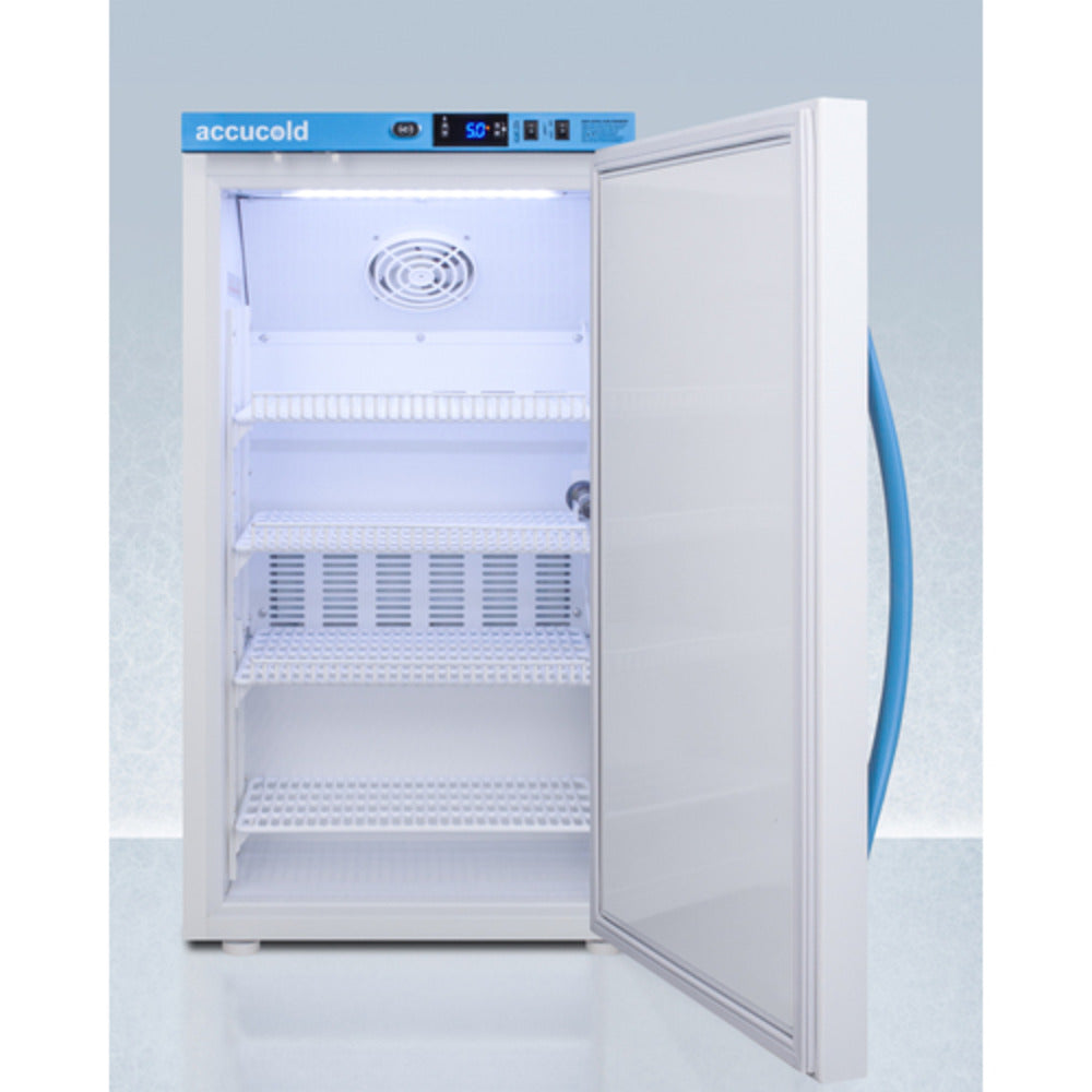 Summit Appliance Pharma-Vac Series 3 cu.ft. White Finish Counter Height Vaccine Refrigerator