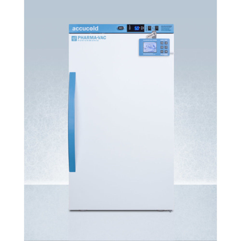 Summit Appliance Pharma-Vac Series 3 cu.ft. White Finish Counter Height Vaccine Refrigerator with Digital Data Logger