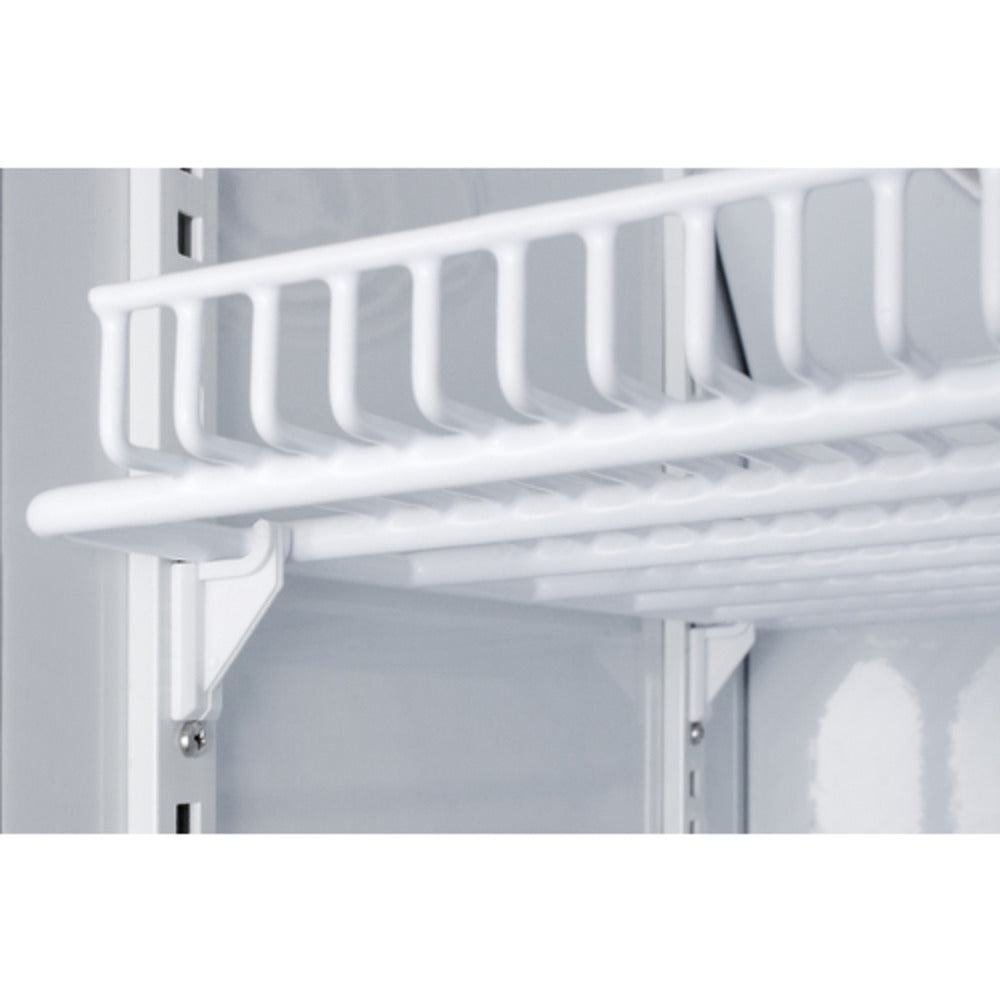 Summit Appliance Pharma-Vac Series 3 cu.ft. White Finish Glass Door Upright Controlled Room Temperature Cabinet