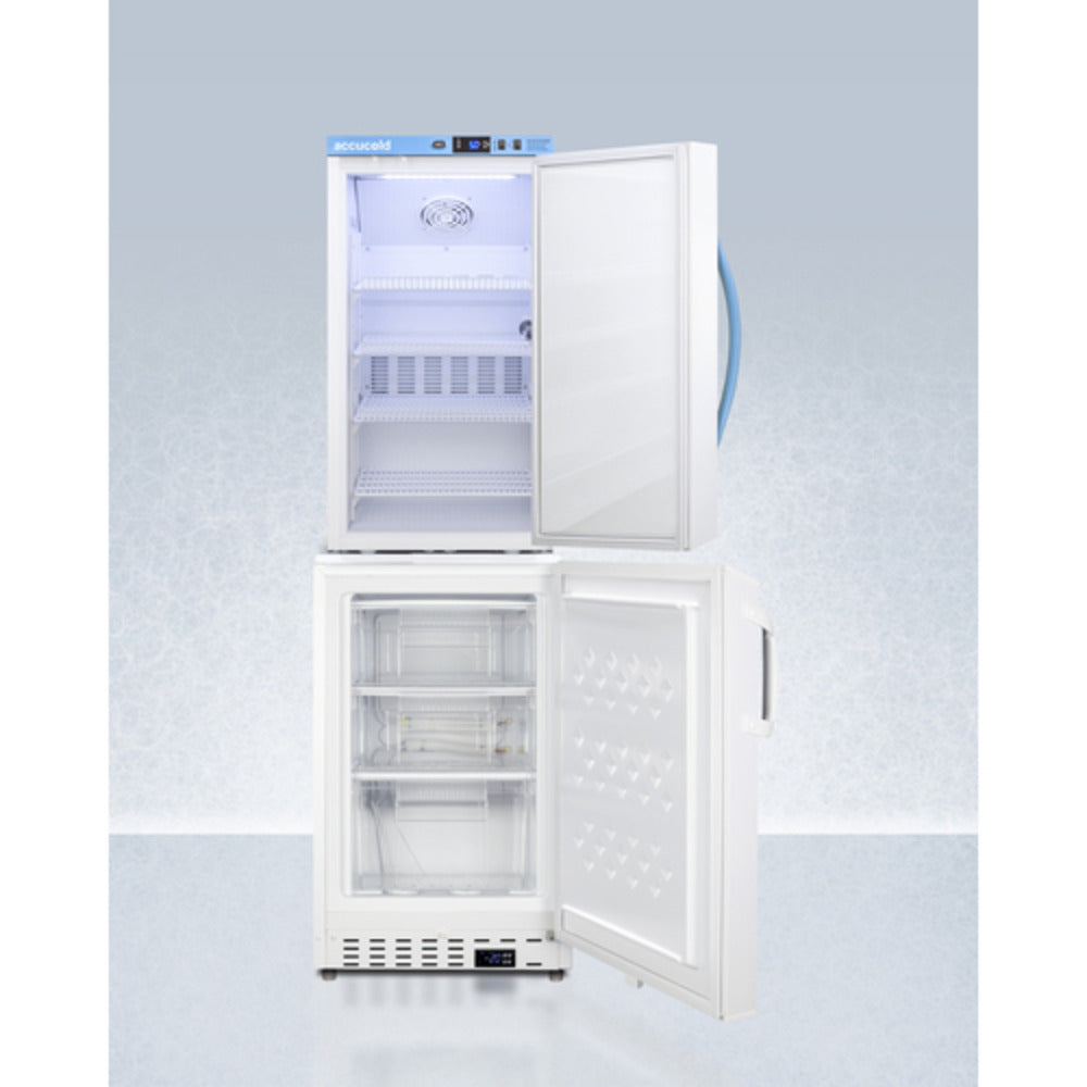 Summit Appliance Pharma-Vac Series 3 cu.ft. White Finish Vaccine Refrigerator and Freezer Combi