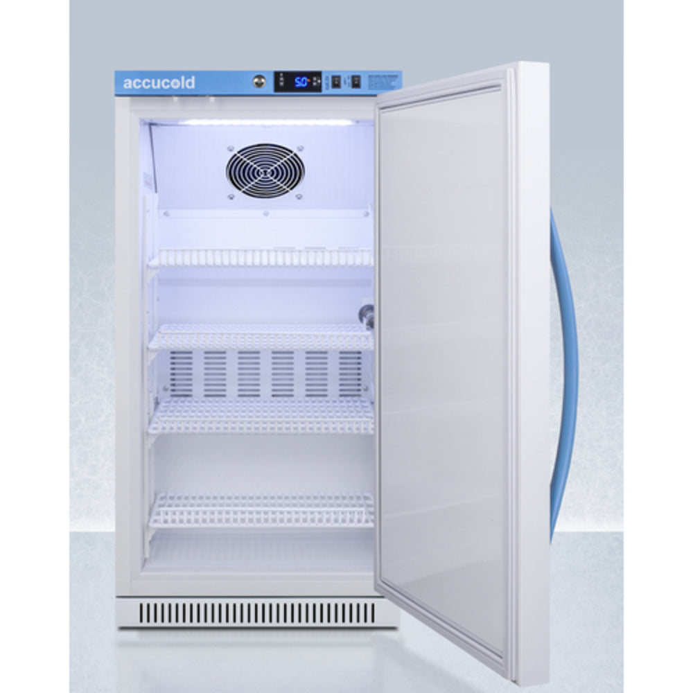 Summit Appliance Pharma-Vac Series 3 cu.ft. White Finish Vaccine Refrigerator with Digital Data Logger