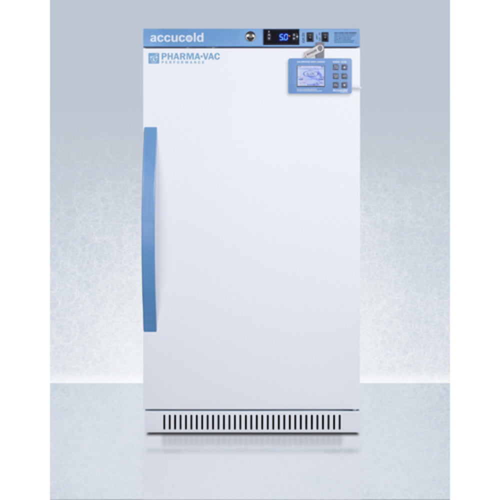 Summit Appliance Pharma-Vac Series 3 cu.ft. White Finish Vaccine Refrigerator with Digital Data Logger