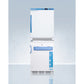 Summit Appliance Pharma-Vac Series 6 cu.ft. White Finish All-Refrigerator and All-Freezer Combo