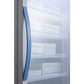 Summit Appliance Pharma-Vac Series 6 cu.ft. White Finish Glass Door Recessed Vaccine Refrigerator with Digital Data Logger