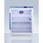 Summit Appliance Pharma-Vac Series 6 cu.ft. White Finish Glass Door Recessed Vaccine Refrigerator