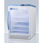 Summit Appliance Pharma-Vac Series 6 cu.ft. White Finish Glass Door Upright Controlled Room Temperature Cabinet
