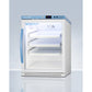 Summit Appliance Pharma-Vac Series 6 cu.ft. White Finish Glass Door Vaccine Refrigerator with Removable Drawers