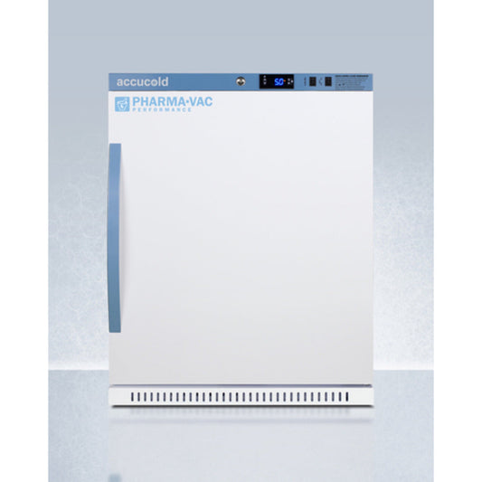 Summit Appliance Pharma-Vac Series 6 cu.ft. White Finish Recessed Vaccine Refrigerator with Removable Drawers