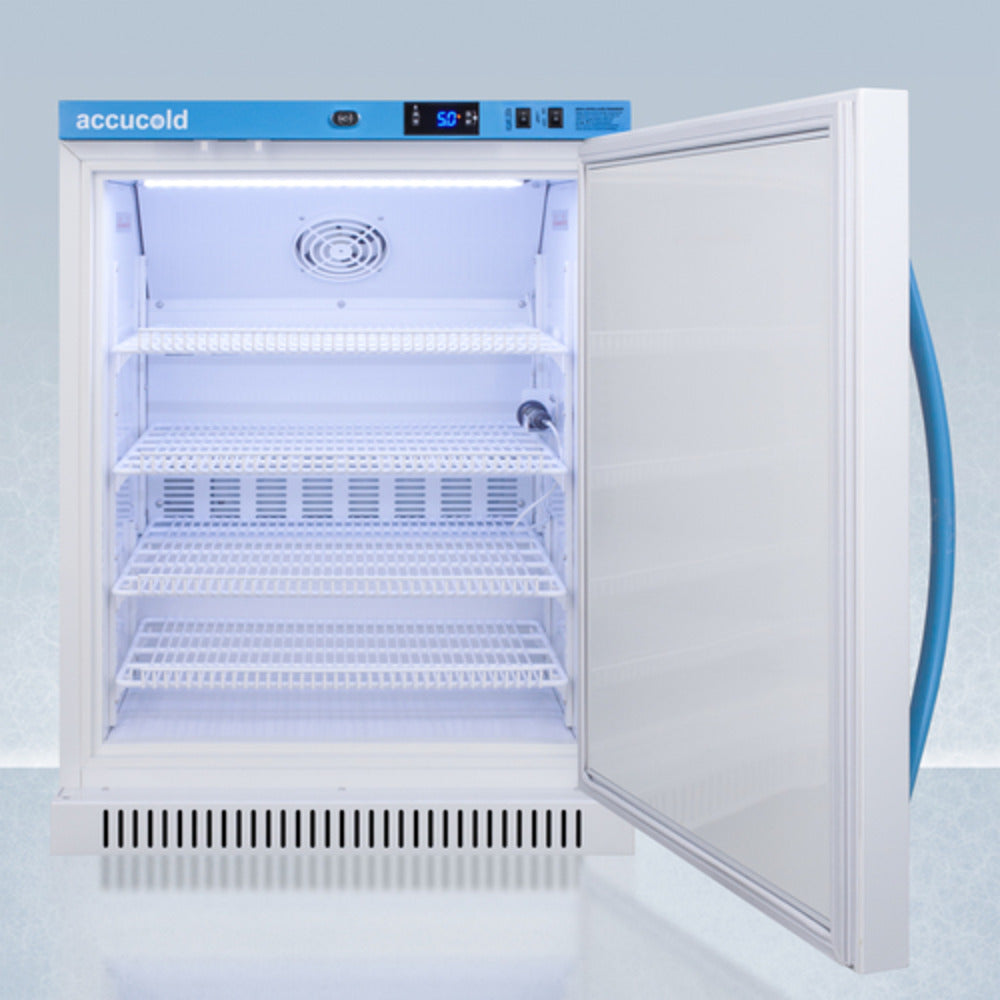 Summit Appliance Pharma-Vac Series 6 cu.ft. White Finish Vaccine Refrigerator with Digital Data Logger