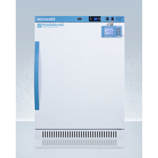 Summit Appliance Pharma-Vac Series 6 cu.ft. White Finish Vaccine Refrigerator with Digital Data Logger