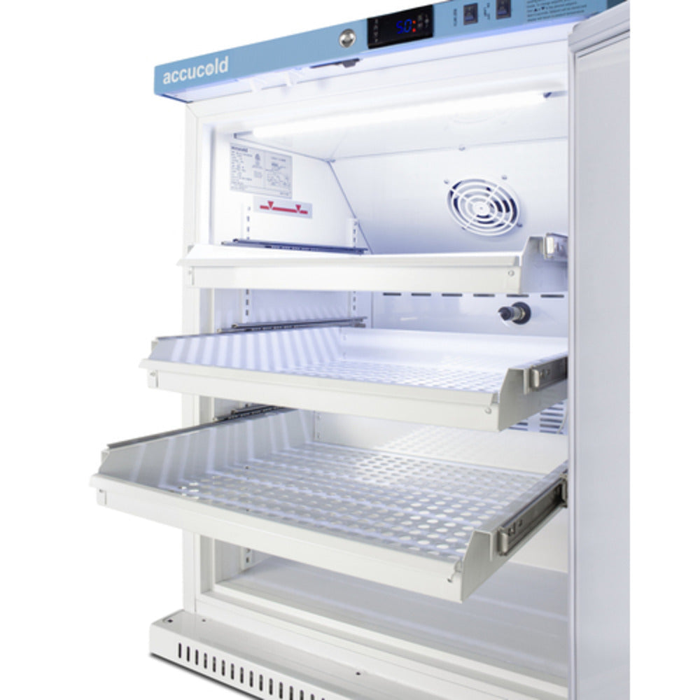 Summit Appliance Pharma-Vac Series 6 cu.ft. White Finish Vaccine Refrigerator with Removable Drawers