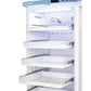 Summit Appliance Pharma-Vac Series 8 cu.ft. White Finish Glass Door Upright Vaccine Refrigerator with Removable Drawers
