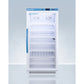 Summit Appliance Pharma-Vac Series 8 cu.ft. White Finish Glass Door Upright Vaccine Refrigerator