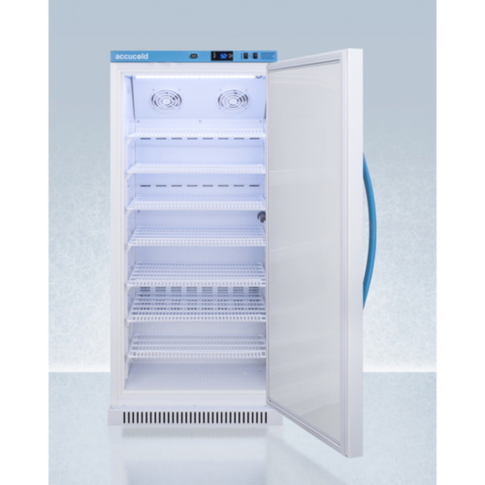 Summit Appliance Pharma-Vac Series 8 cu.ft. White Finish Upright Vaccine Refrigerator - NSF/ANSI 456