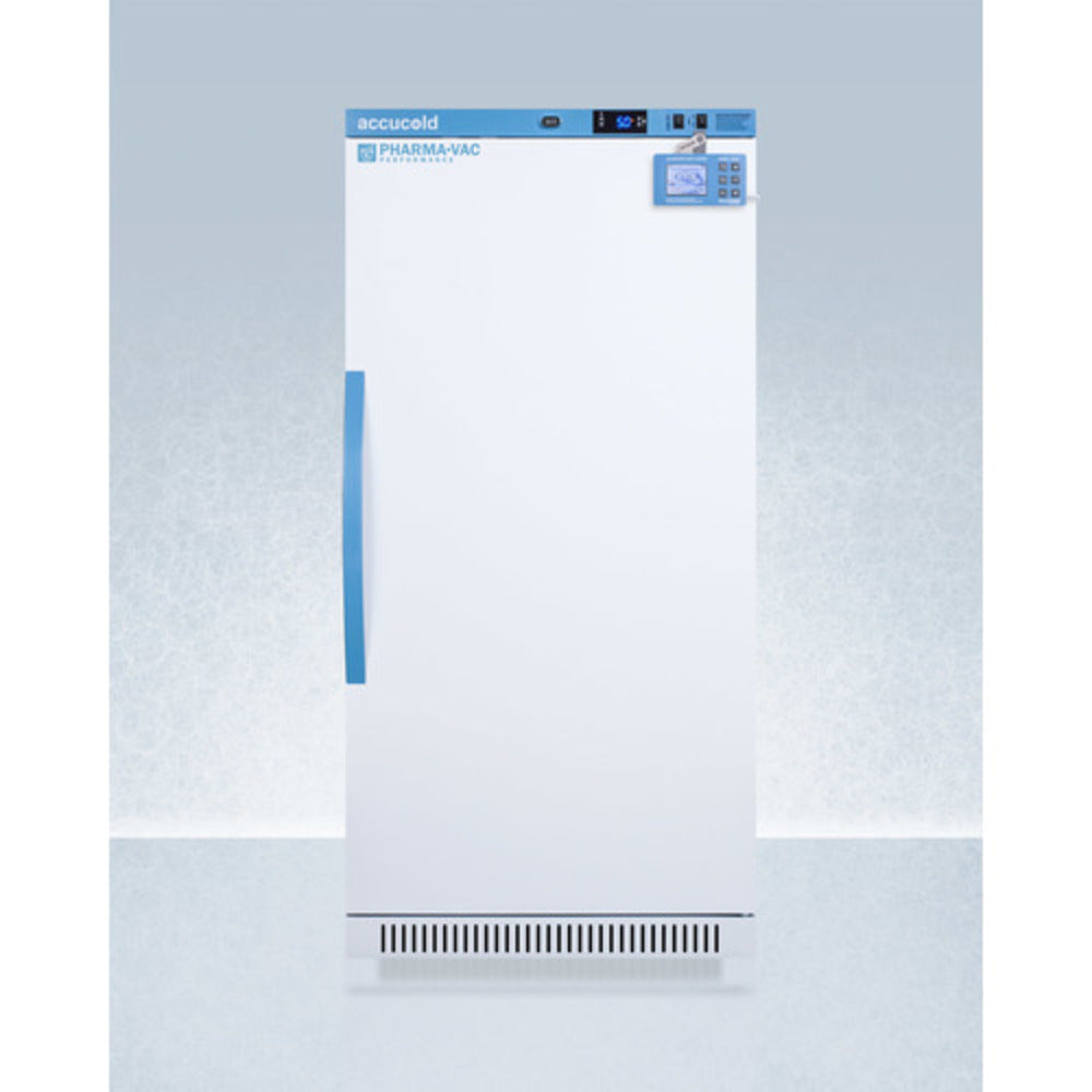 Summit Appliance Pharma-Vac Series 8 cu.ft. White Finish Upright Vaccine Refrigerator with Digital Data Logger