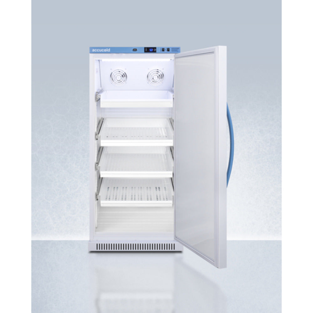 Summit Appliance Pharma-Vac Series 8 cu.ft. White Finish Upright Vaccine Refrigerator with Removable Drawers