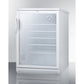 Summit Appliance SCR600 Series 24" White Finish Beverage Center