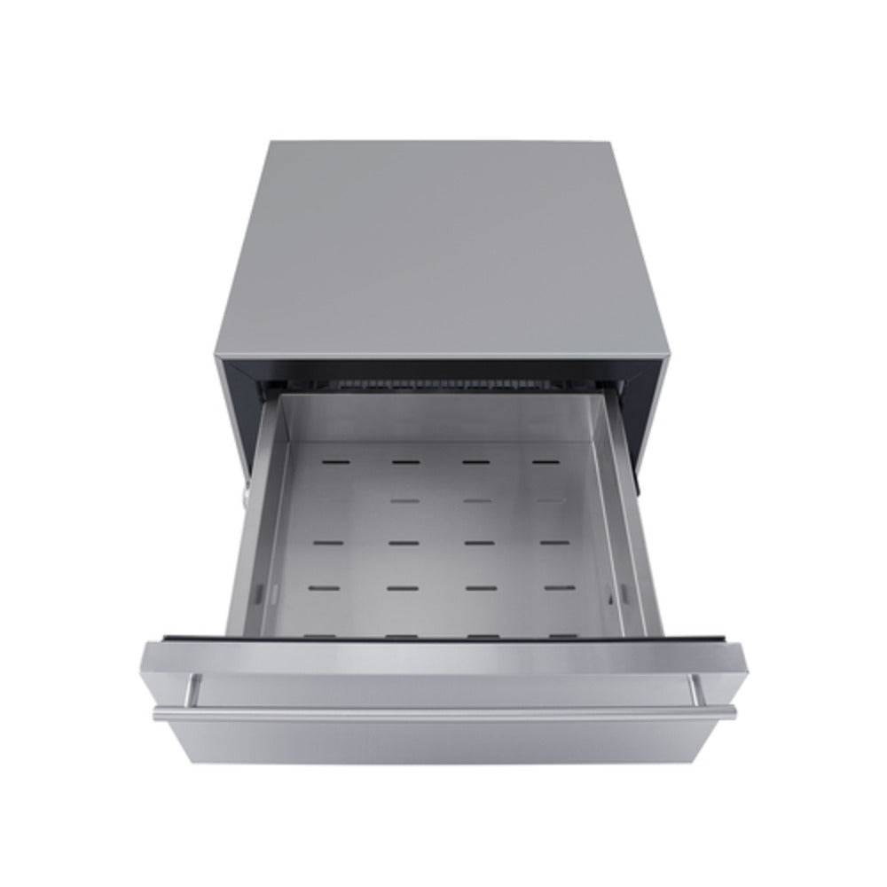 Summit Appliance SCR615 Series 24" Stainless Steel Built-In Commercial Beverage Refrigerator With Top Drawer