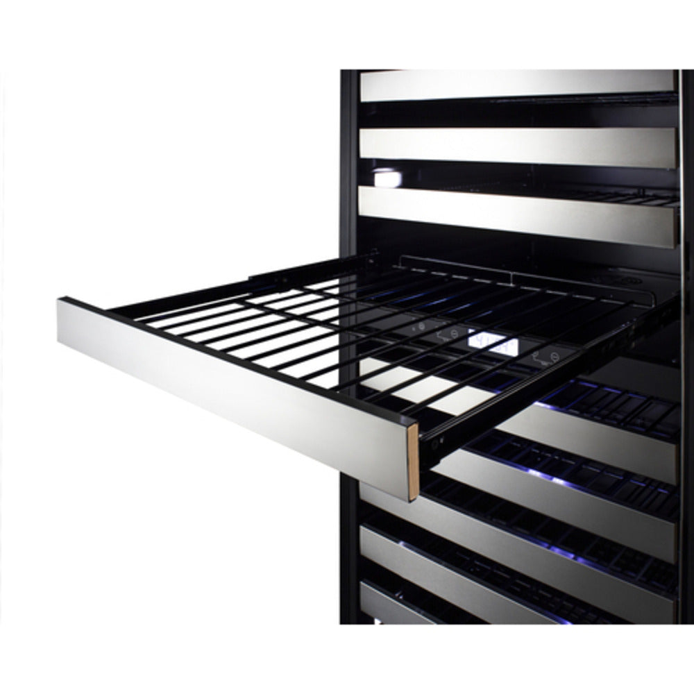 Summit Appliance SWCP Series 24" Black Finish Dual-Zone Wine Cellar