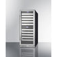 Summit Appliance SWCP Series 24" Black Finish Dual-Zone Wine Cellar