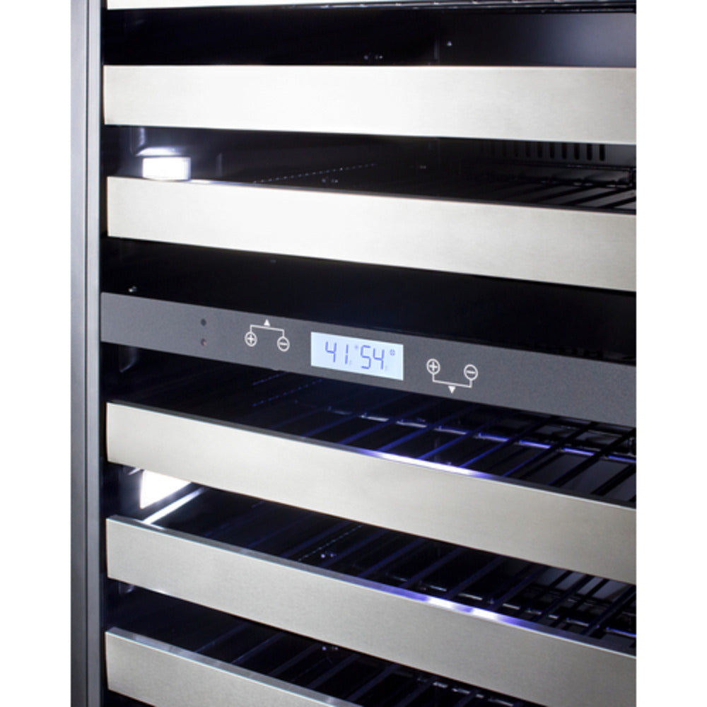 Summit Appliance SWCP Series 24" Black Finish Triple Zone Wine Cellar
