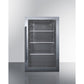 Summit Appliance Shallow Depth 19" 3 cu.ft. Black Finish Beverage Cooler