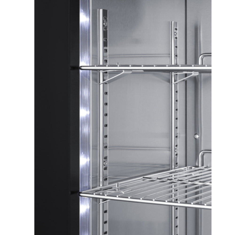 Summit Appliance Shallow Depth Series 15" Black Finish Built-In Beverage Center