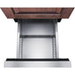 Summit Appliance Shallow Depth Series 15" Panel-Ready/Stainless Steel 2-Drawer All-Refrigerator