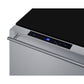 Summit Appliance Shallow Depth Series 15" Stainless Steel/Black Finish 2-Drawer All-Refrigerator