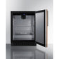 Summit Appliance Shallow Depth Series 24" Panel-Ready/Black Finish Built-In All-Refrigerator