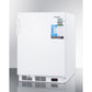 Summit Appliance VAC Series 24" 3 cu.ft. White Finish Built-In All-Freezer with NIST Calibrated Temp Display - ADA Compliant