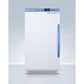 Summit Appliance White Finish Vaccine Freezer with Left Door Handle