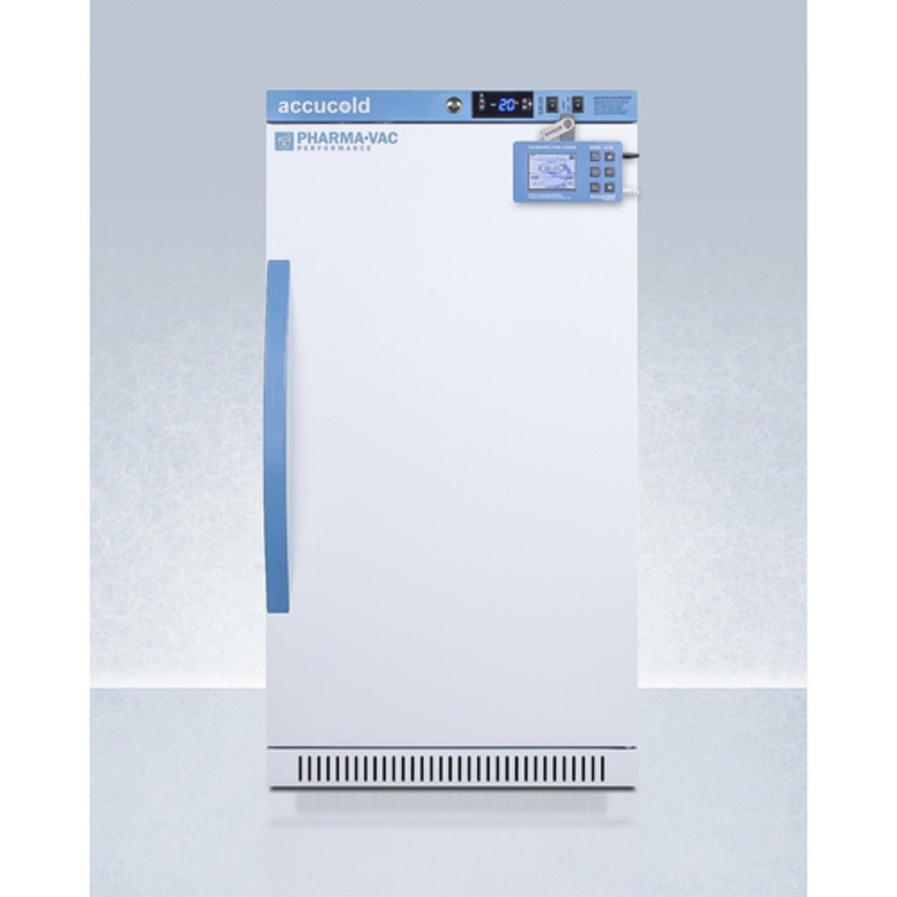 Summit Appliance White Finish Vaccine Freezer with NIST Calibrated Data Logger