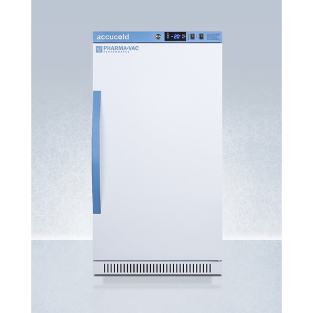 Summit Appliance White Finish Vaccine Freezer with Right Door Handle