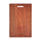 Swiss Madison 12" x 17" Mahogany Wood Cutting Board Kitchen Accessories