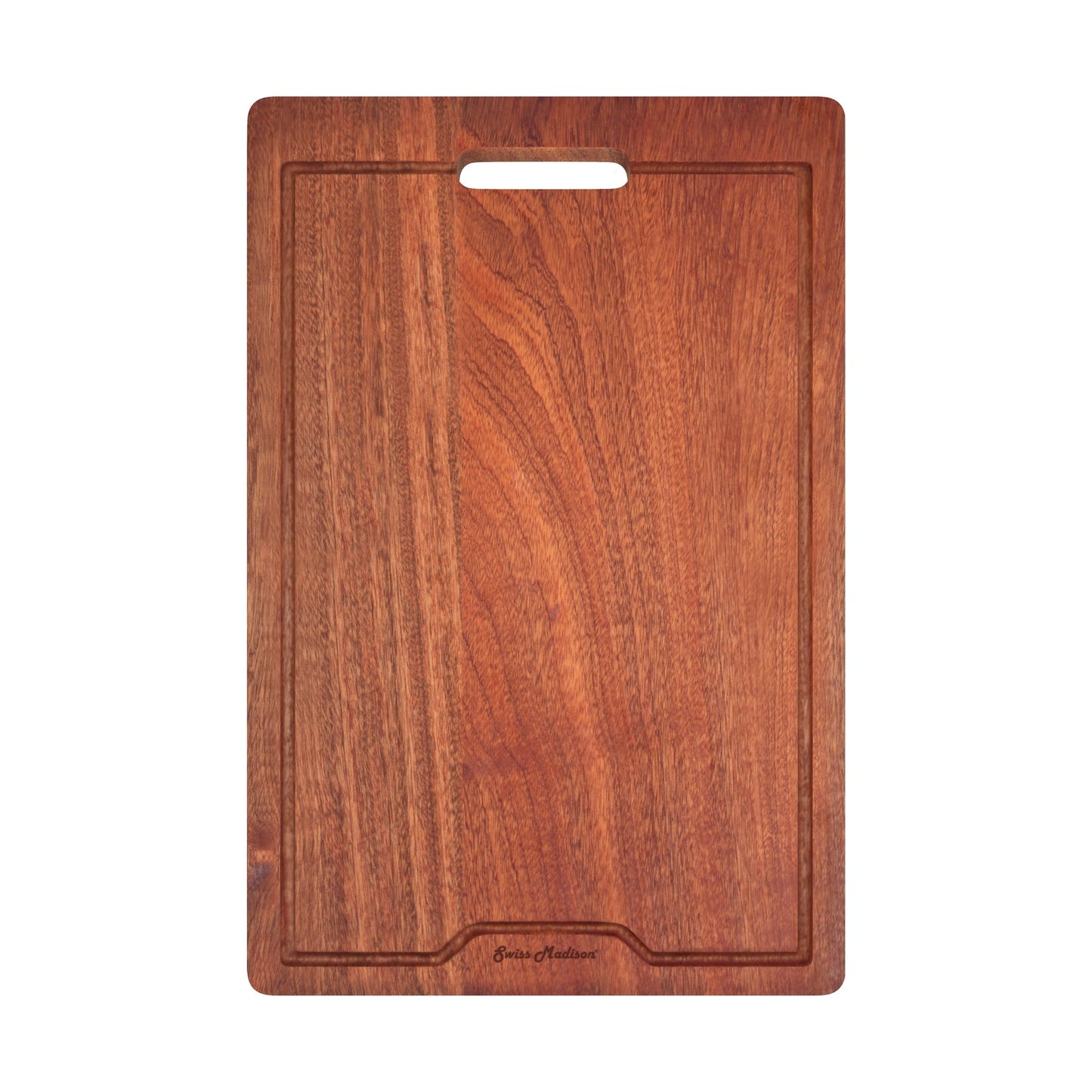 Swiss Madison 12" x 17" Mahogany Wood Cutting Board Kitchen Accessories
