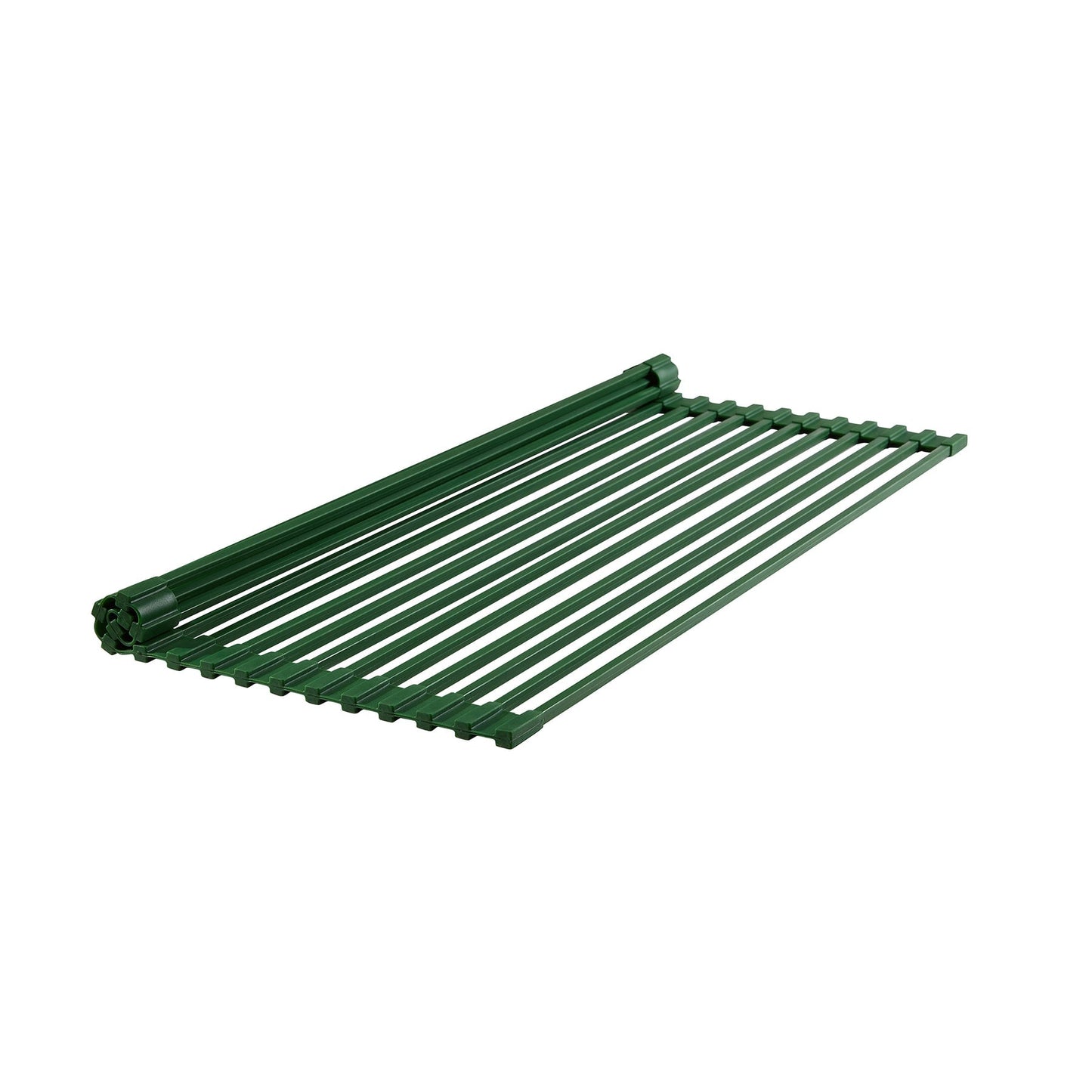 Swiss Madison 17" x 13" Green Silicone Roll Up Kitchen Grid Sink