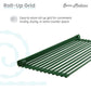 Swiss Madison 17" x 13" Green Silicone Roll Up Kitchen Grid Sink