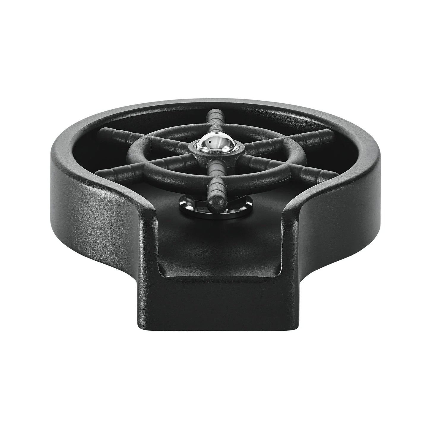 Swiss Madison 5" Black Glass Rinser For Kitchen Sink