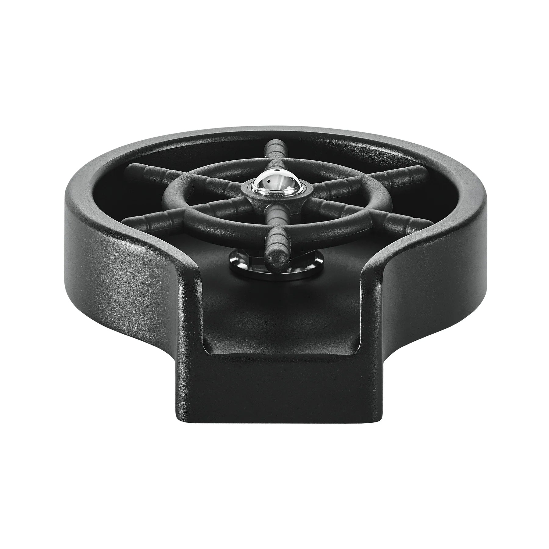 Swiss Madison 5" Black Glass Rinser For Kitchen Sink