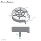 Swiss Madison 5" Silver Glass Rinser For Kitchen Sink