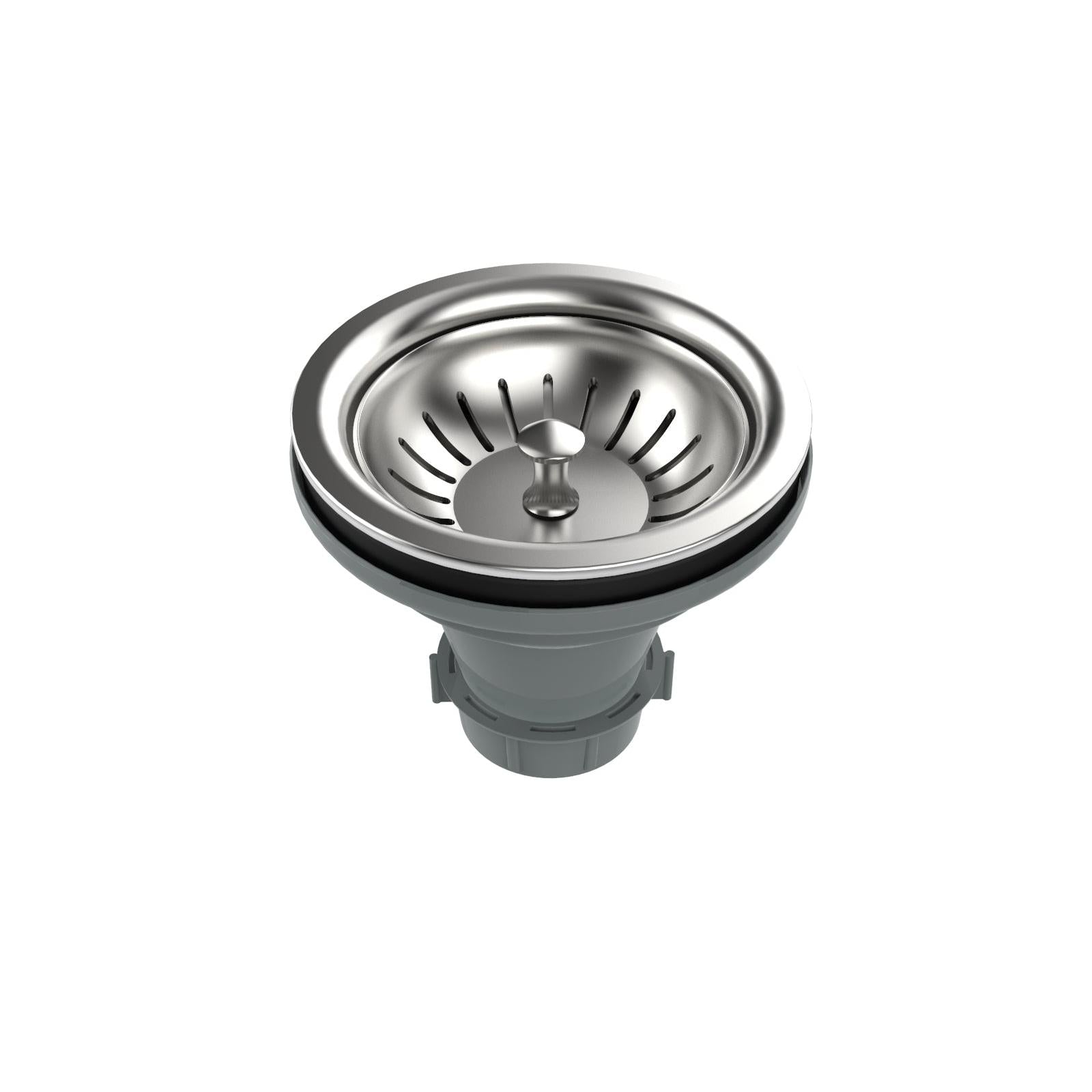 Swiss Madison 5" Stainless Steel Slotted Drain for Kitchen Sink