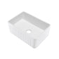 Swiss Madison Delice 24" Single White Ceramic Farmhouse Kitchen Sink