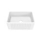 Swiss Madison Delice 24" Single White Ceramic Farmhouse Kitchen Sink