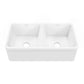 Swiss Madison Delice 33" Double White Ceramic Farmhouse Kitchen Sink